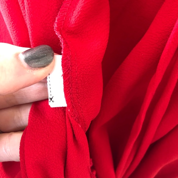 Zara red short romper (one piece) - Picture 8 of 8